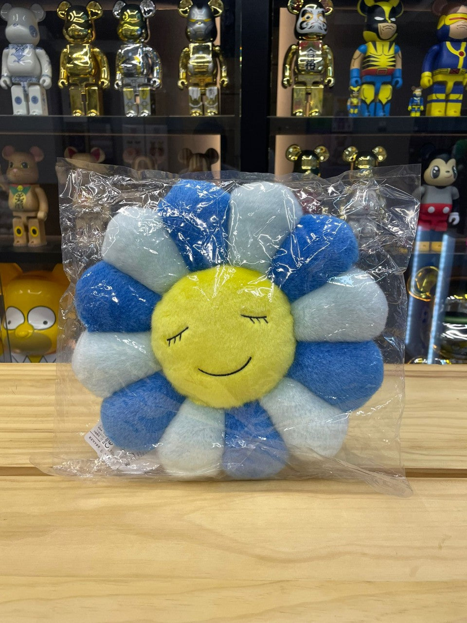 30cm Flower Cushion (Blue)
