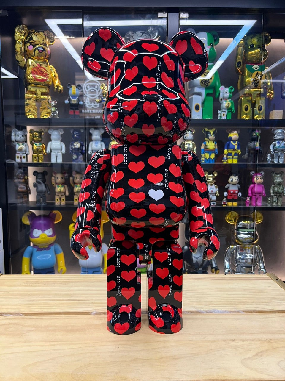 1000% Be@rbrick Heart black