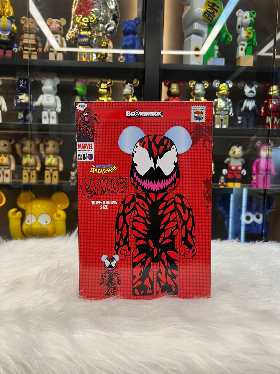 100％ & 400％ Be@rbrick Carnage (血毒魔)