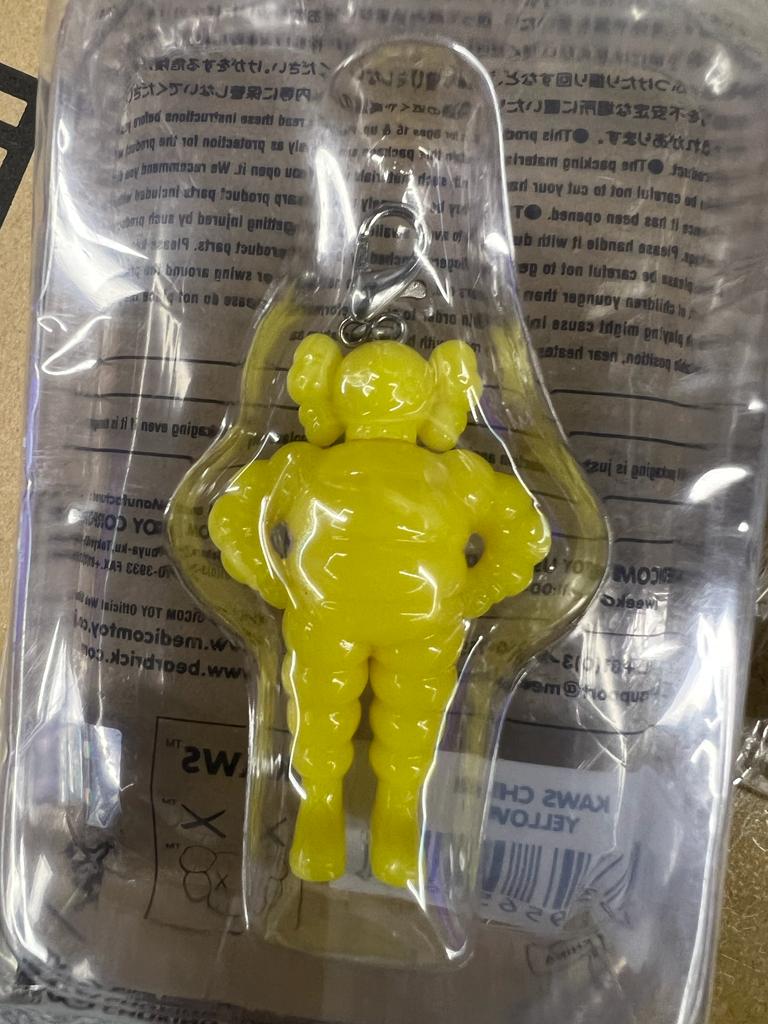Kaws Chum Yellow Key Holder