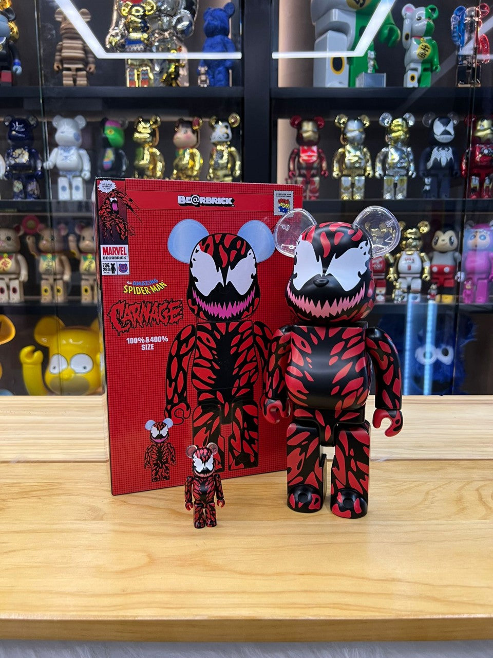 100％ & 400％ Be@rbrick Carnage (血毒魔)
