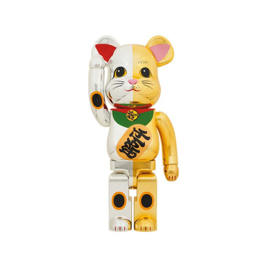 1000 % Be@rbrick Lucky Cat Lucky Silver × 10 millions d'or