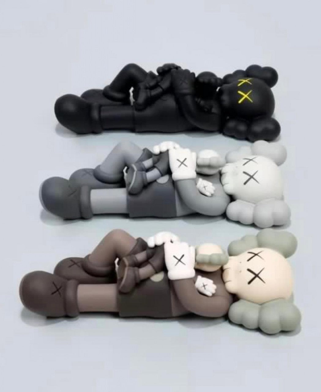 Kaws Holiday Singapore Set of 3 (Black/Grey/Brown)