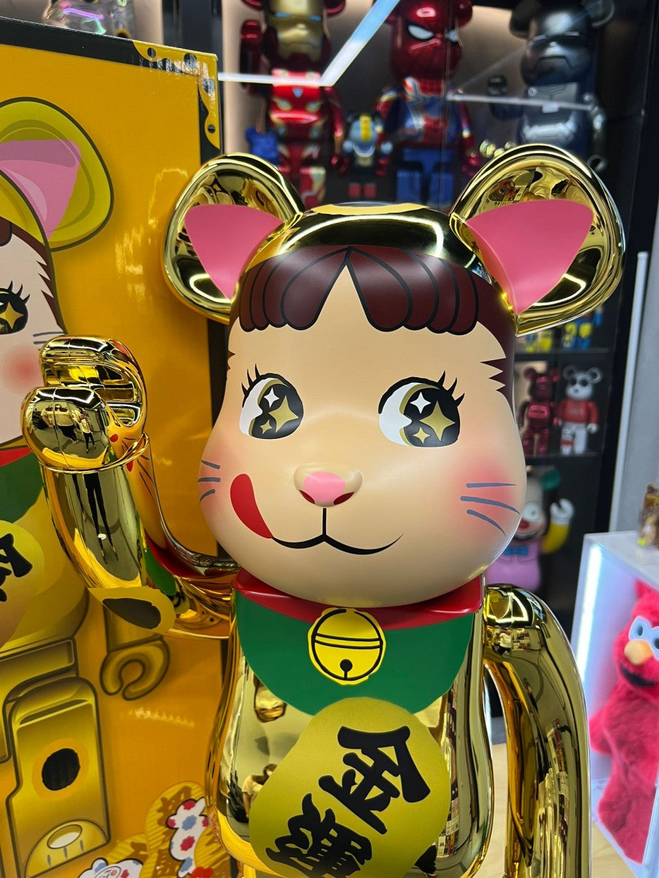 人気定番BE＠RBRICK 招き猫 ペコちゃん 金運 金メッキ 100% & 400% その他