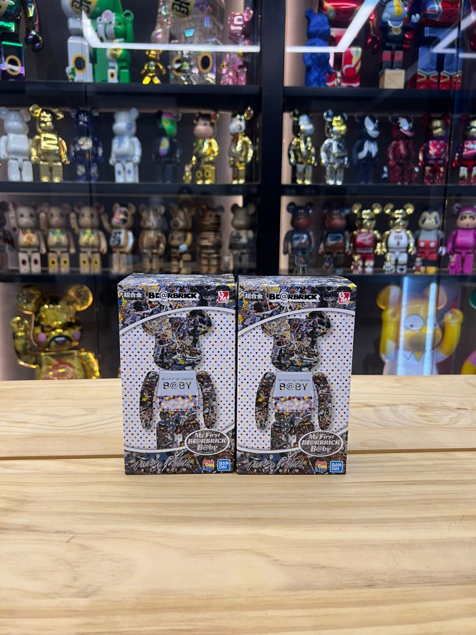 200% My First Be@rbrick B@by ×Jackson Pollock Studio