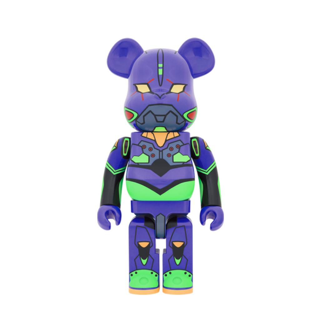 1000% Be@rbrick EVA 01 エヴァンゲリオン (ยูนิตหมายเลข 1 เวอร์ชันทาสีใหม่)