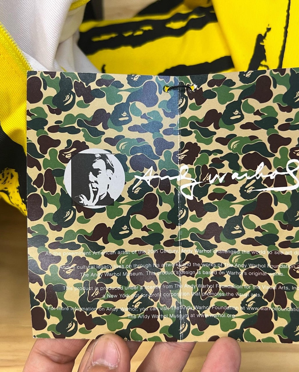 Lot de 3pcs Medicom x A bathing Ape x Andy Warhol (Banana) Coussin Bleu/Rouge/Vert