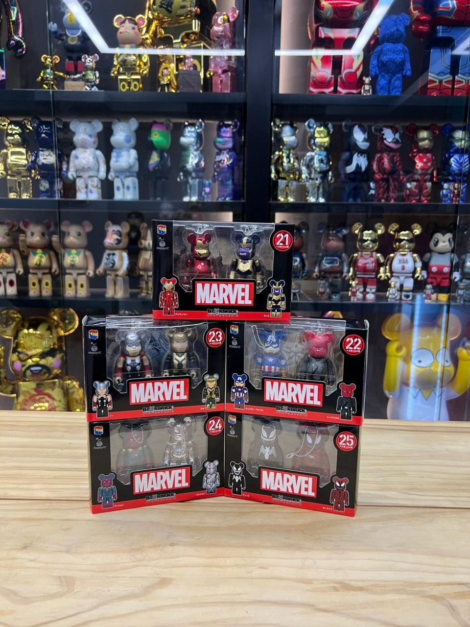 100% be@rbrick Marvel 一番賞 No.21- No.25 Set of 5