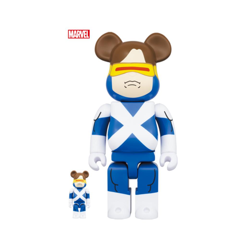100％ & 400％ Be@rbrick Cyclops (Variant Suit Ver.)