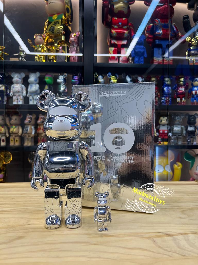 100％ & 400％ Be@rbrick AAPE BY A Bathing APE(R) 10th Anniversary
