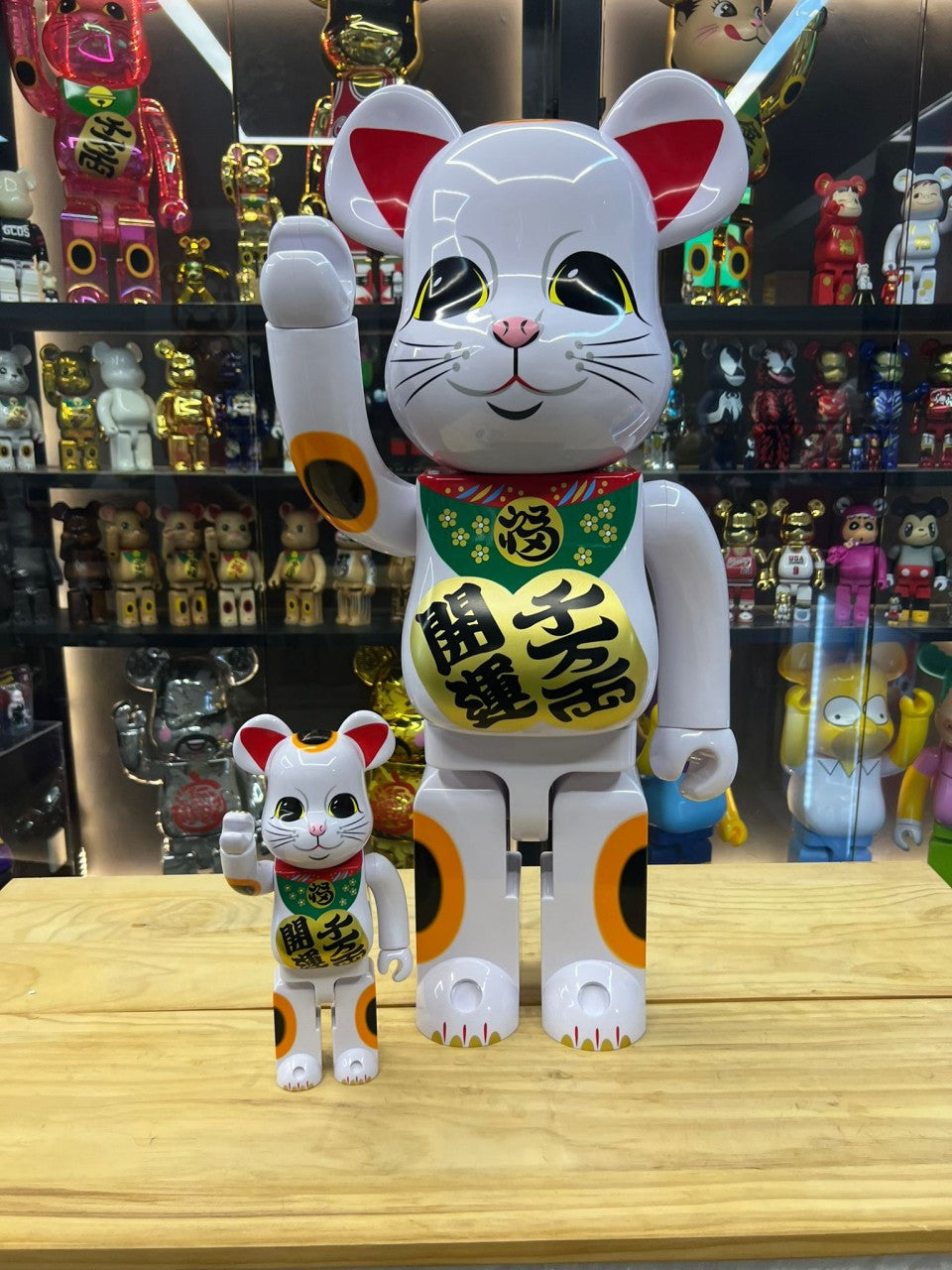 1000％ Be@rbrick 招き猫開運・千万両メッキ– Madmaxtoys