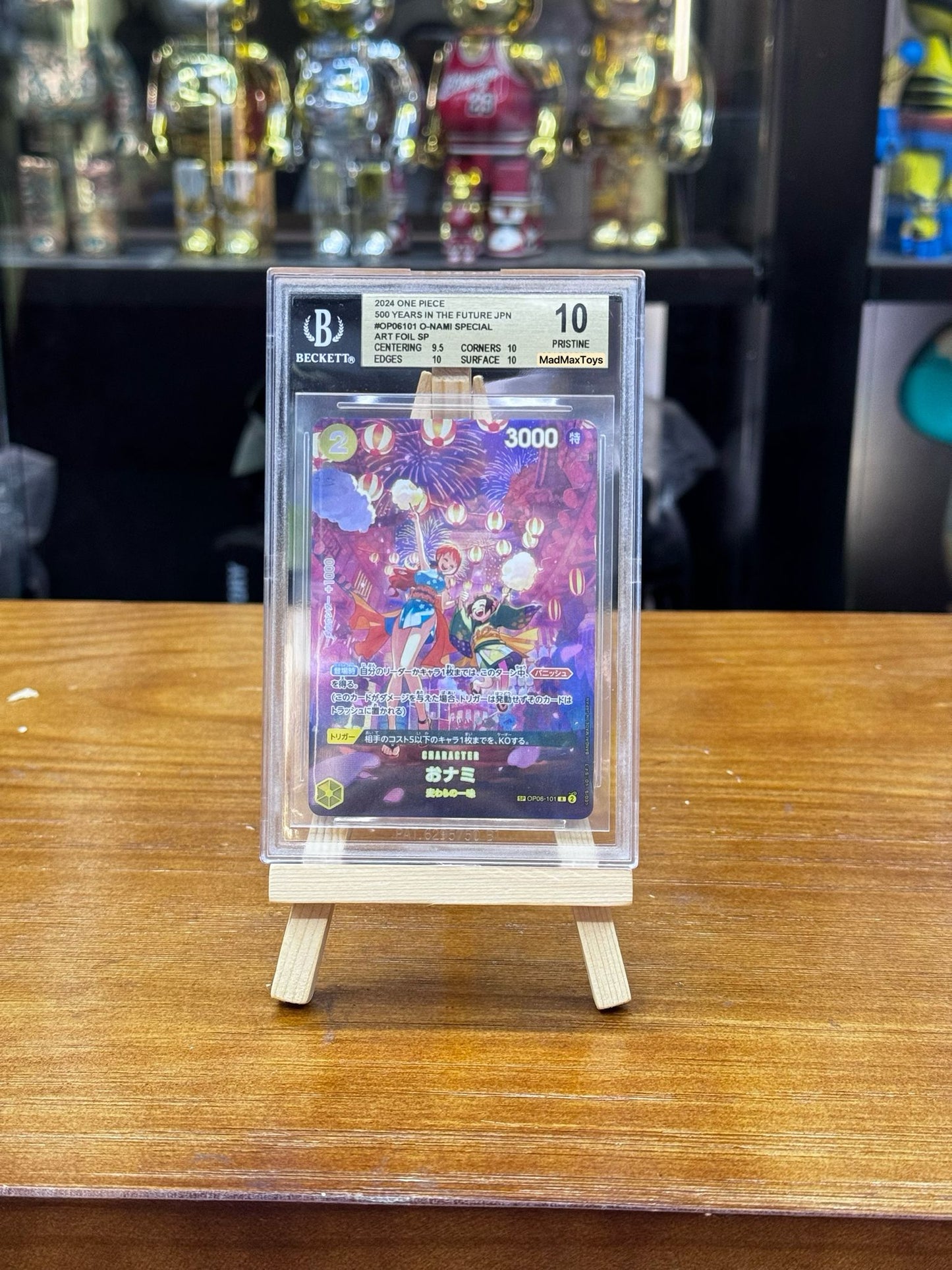 BGS 10 One Piece Card SP おナミ(パラレル) (OP06-101)