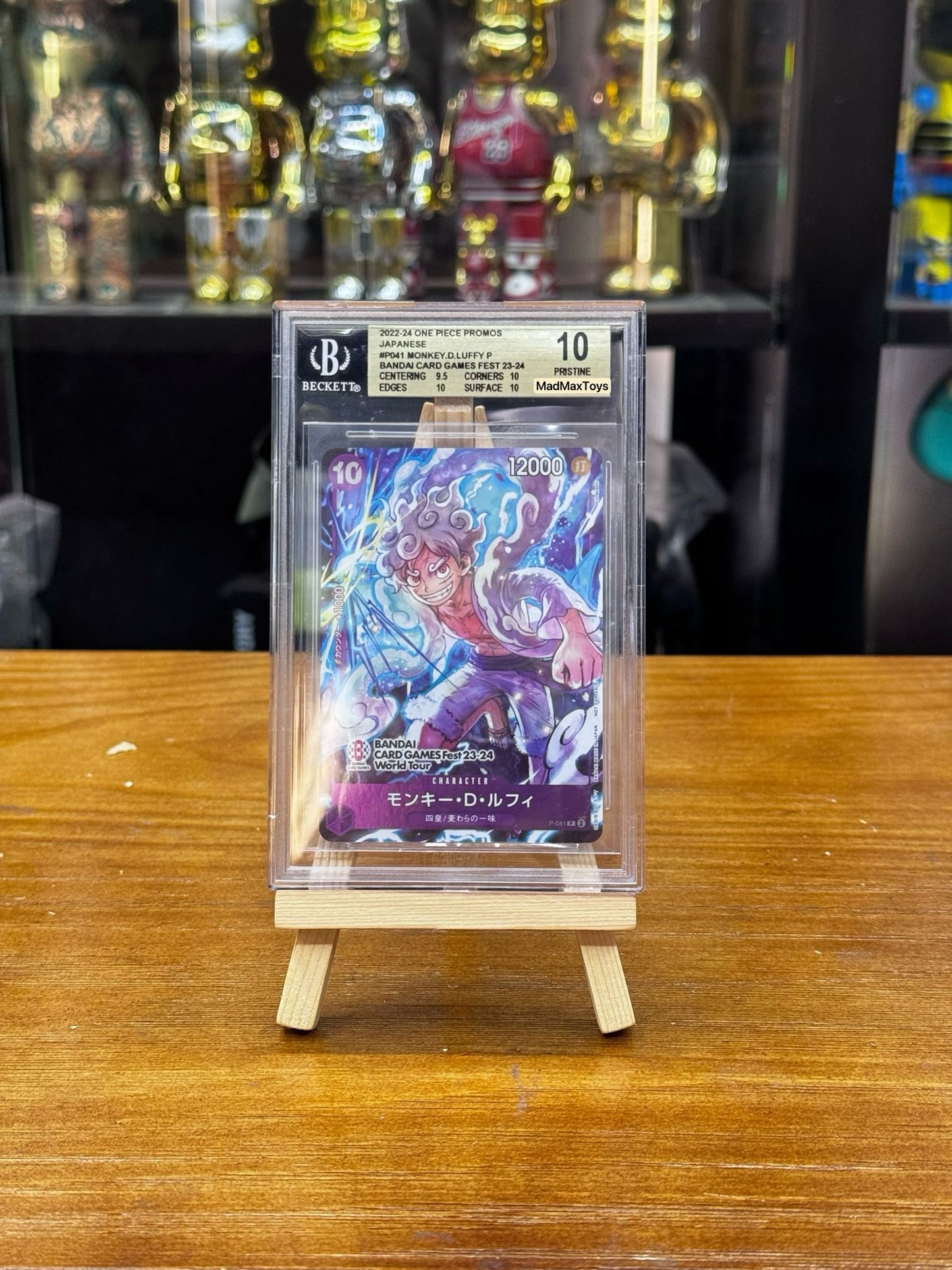 BGS 10 One Piece Card P-041 モンキー・D・ルフィ(パラレル)(BANDAI CARD GAMES Fest 23-24 World Tour来場記念)