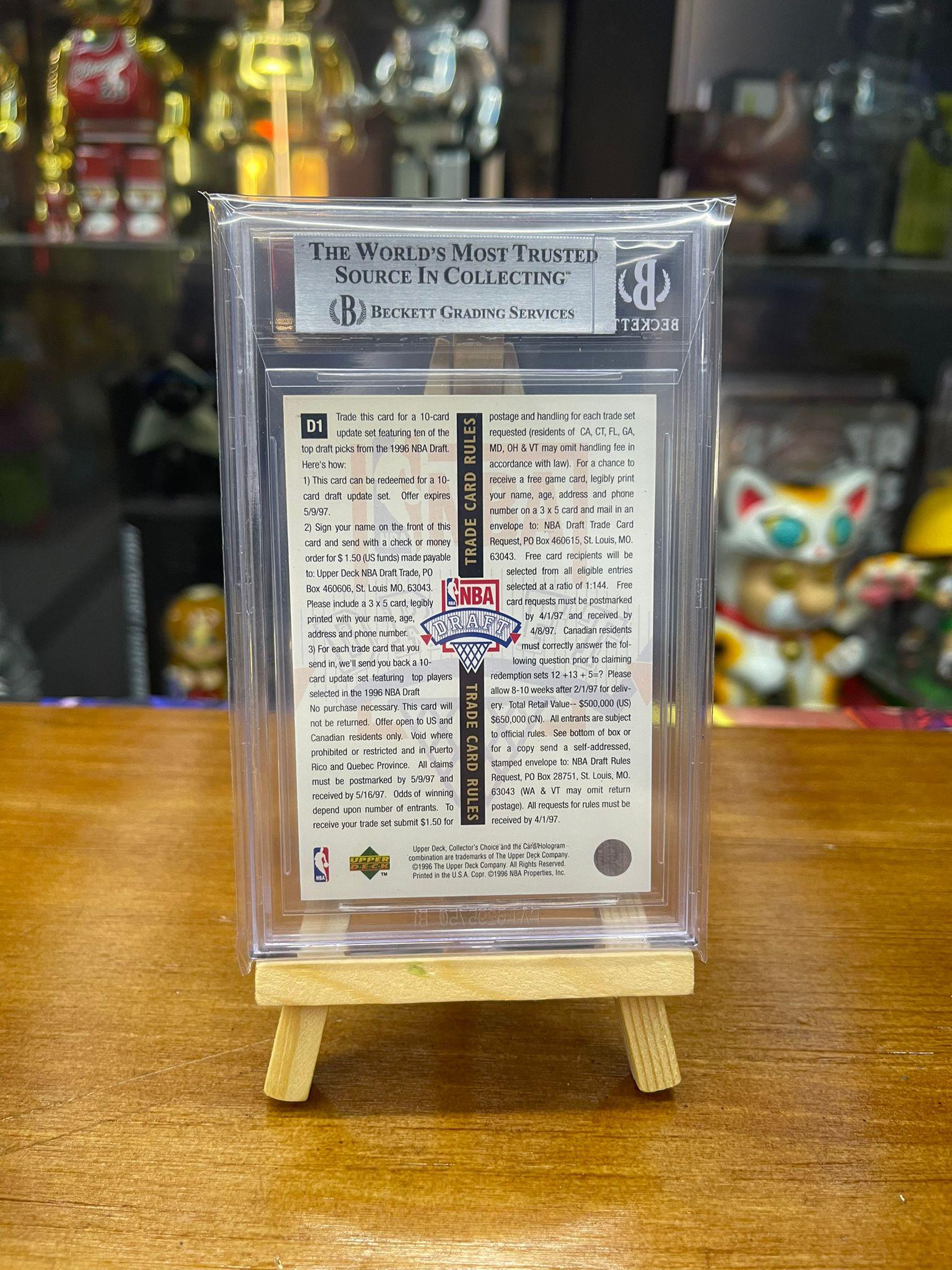 BGS 9 1996-97 COLLECTOR'S CHOICE DRAFT TRADE #NNO EXPIRED TRADE CARD