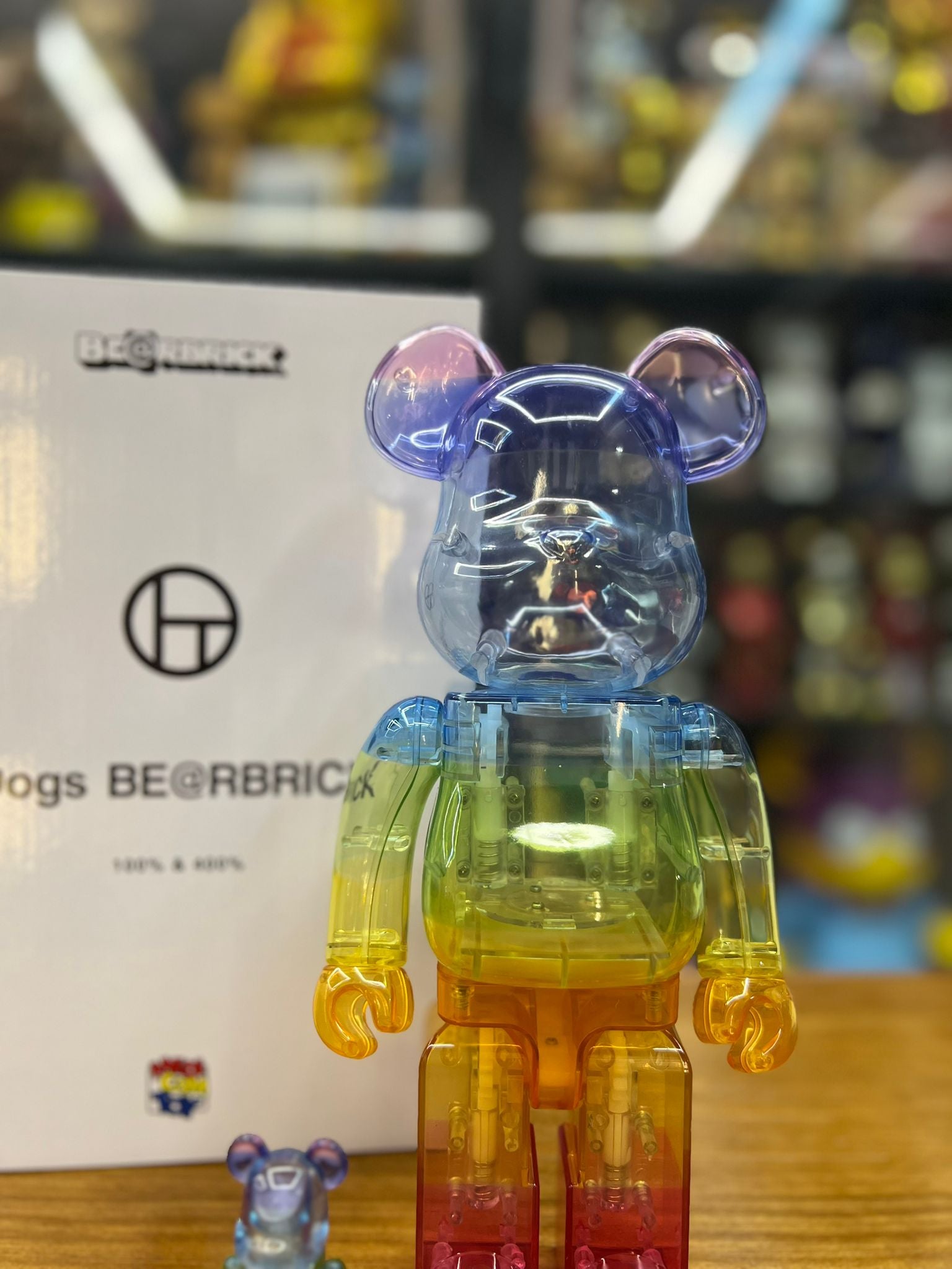 100% & 400% Be@rbrick Dogs clean multi