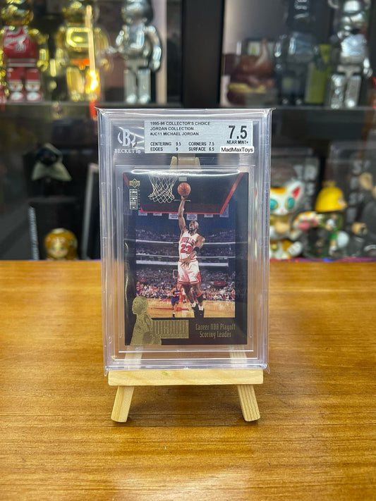 BGS 7.5 1995-96 COLLECTOR'S CHOICE JORDAN COLLECTION #JC11 MICHAEL JORDAN