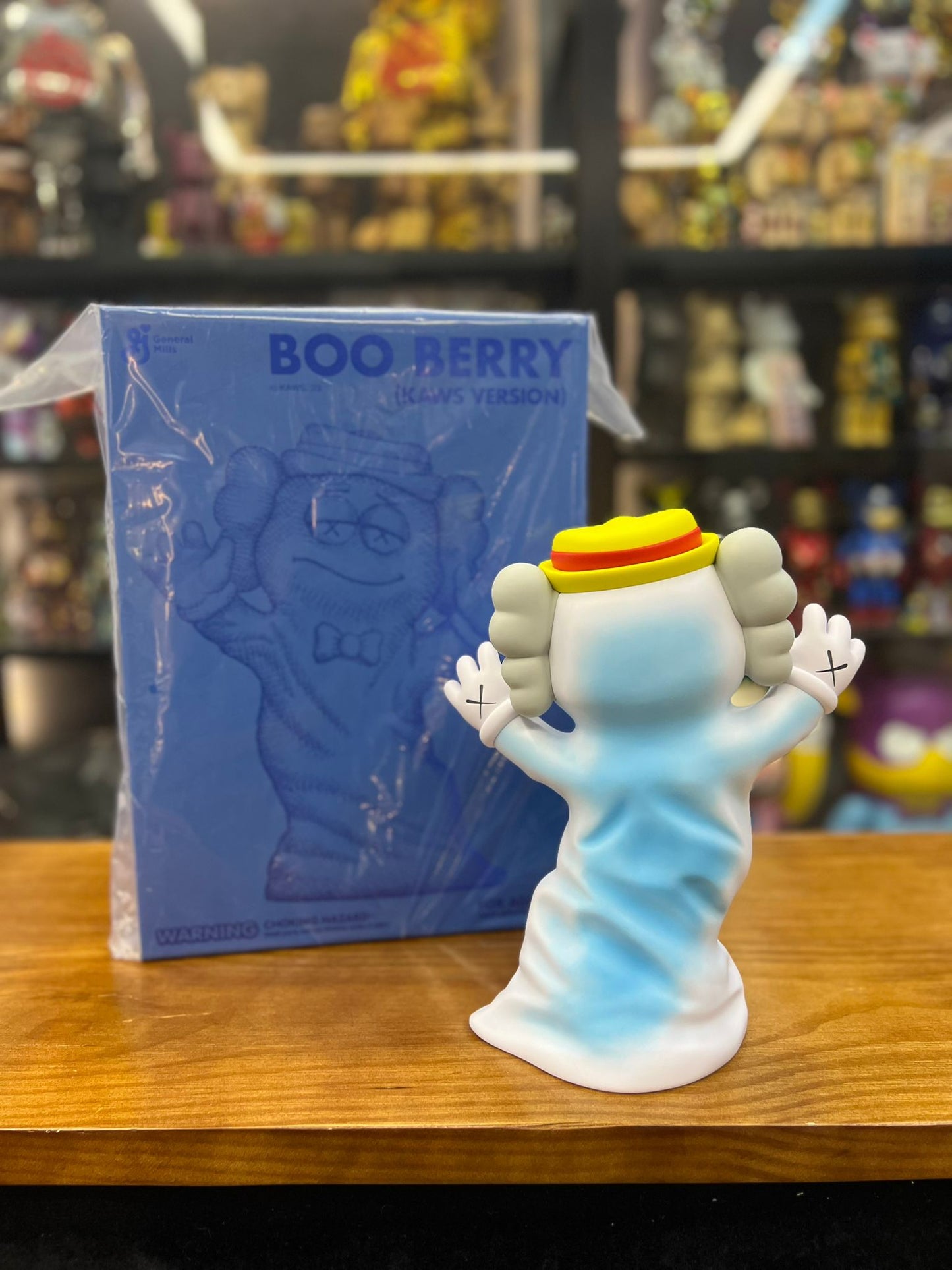 KAWS Cereal Monsters Boo Berry Figure
