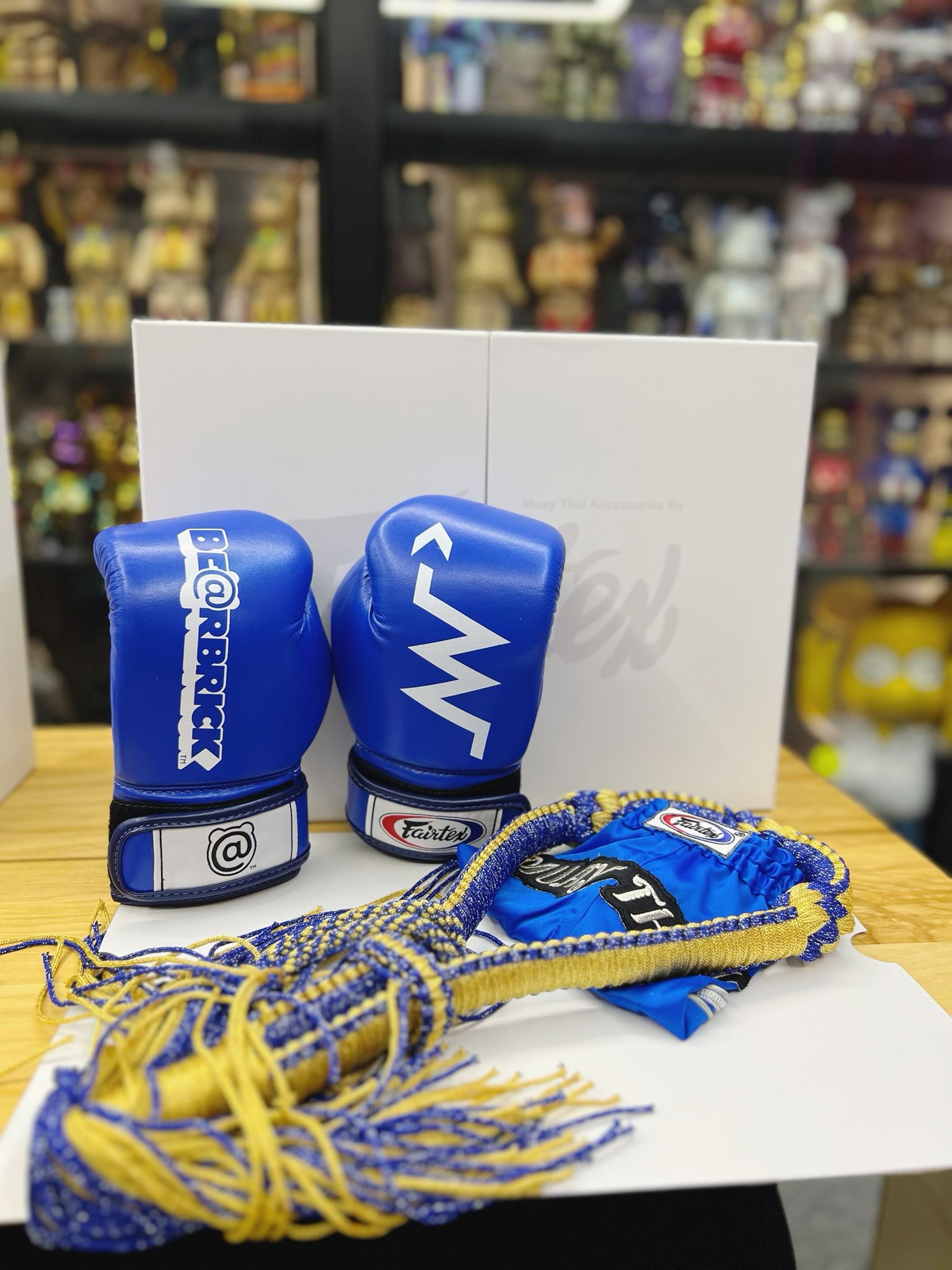 1000% Be@rbrick Muay Thai (Blue) WWT3 Bangkok Edition