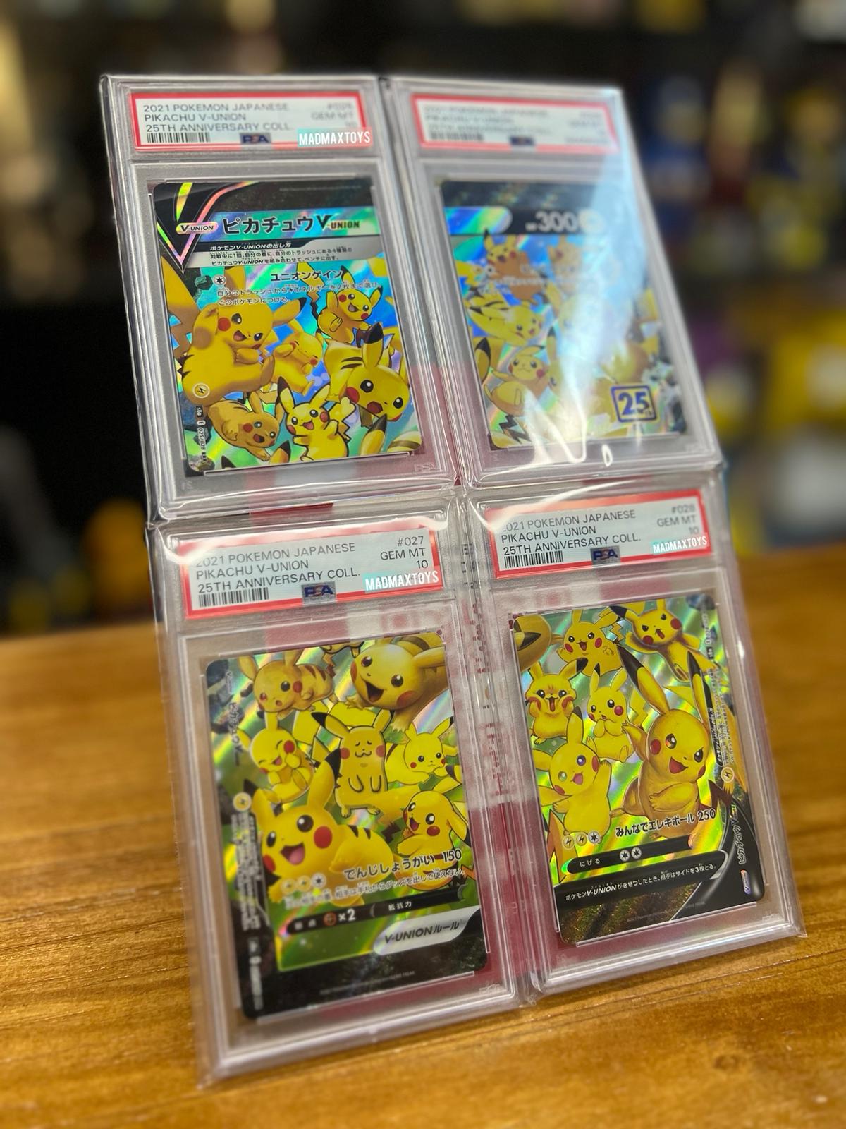 Pokemon Card 日板 RRR ピカチュウV-UNION (025/028,026/028,027/028,028/028)