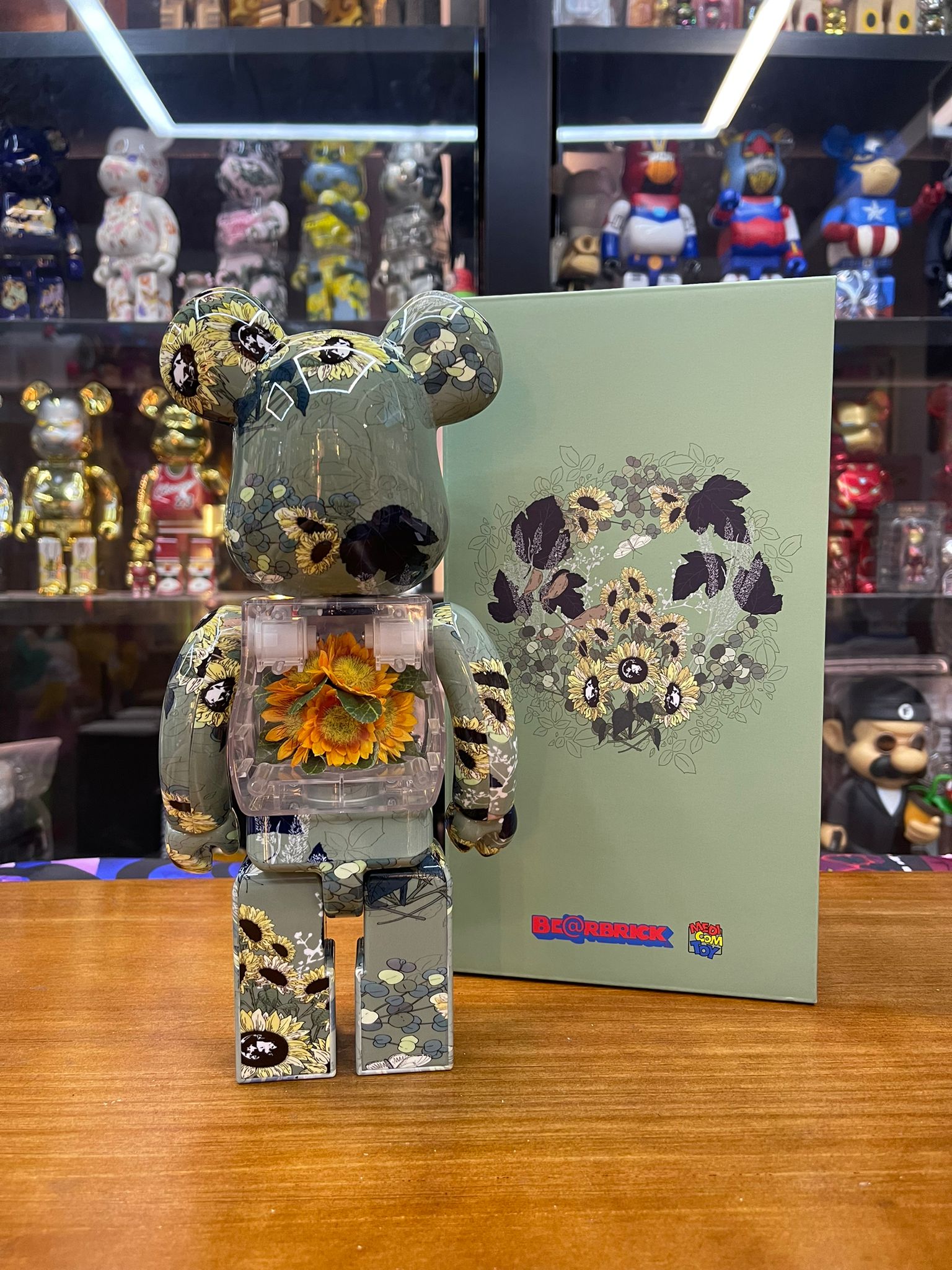 400％ BE@RBRICK FLOR@ SUNFLOWER