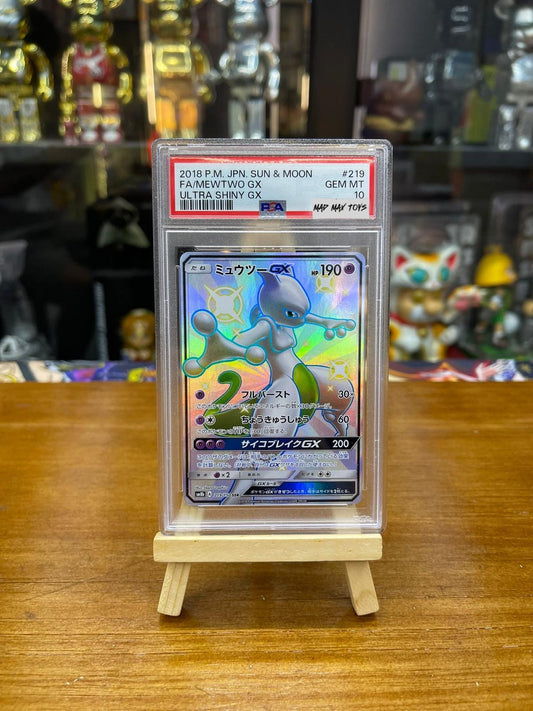 PTCG Pokemon PSA10 2018 P.M. JPN. Sun & Moon FA/Mewtwo GX Ultra Shiny GX  超夢gx #219