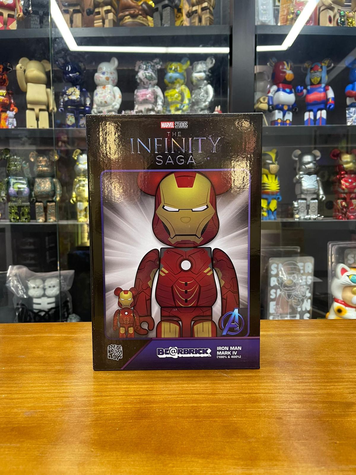 100％ & 400％ BE@RBRICK IRON MAN MARK IV