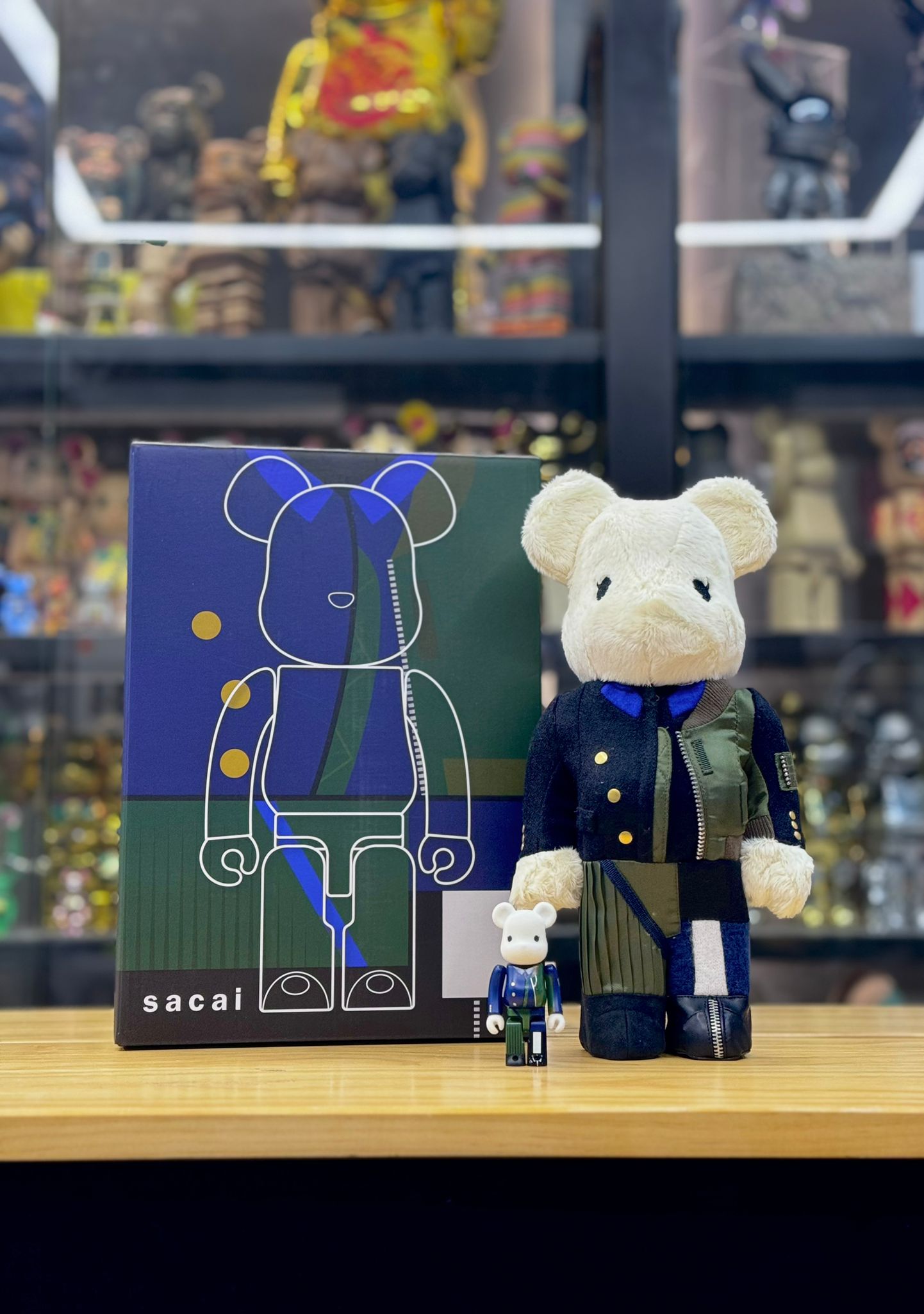 100% & 400% BE@RBRICK SACAI 2018AW