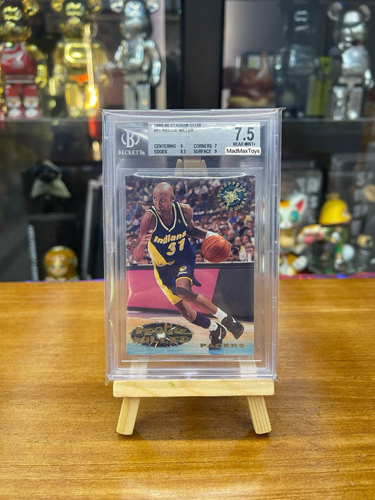 BGS 7.5 1995-96 STADIUM CLUB #31 REGGIE MILLER