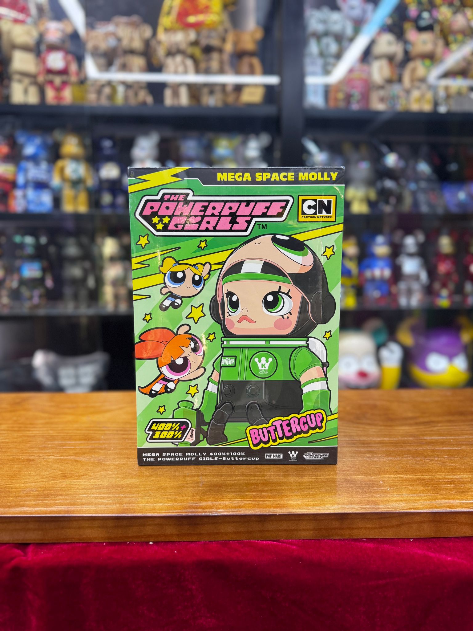 100% u0026 400% MEGA SPACE MOLLY JOY 系列 飛天小女警 (Green) – Madmaxtoys