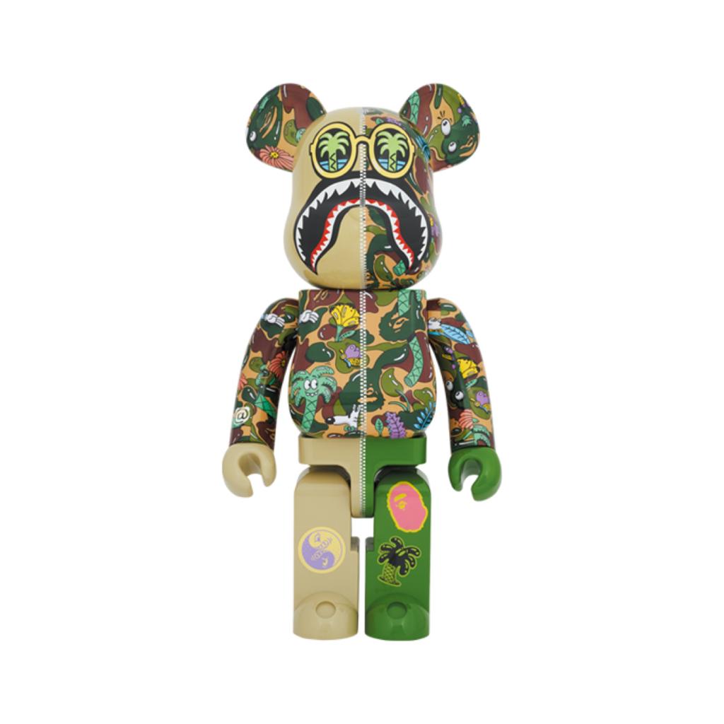 1000% BE@RBRICK Steven Harrington X BAPE(R) SHARK Green