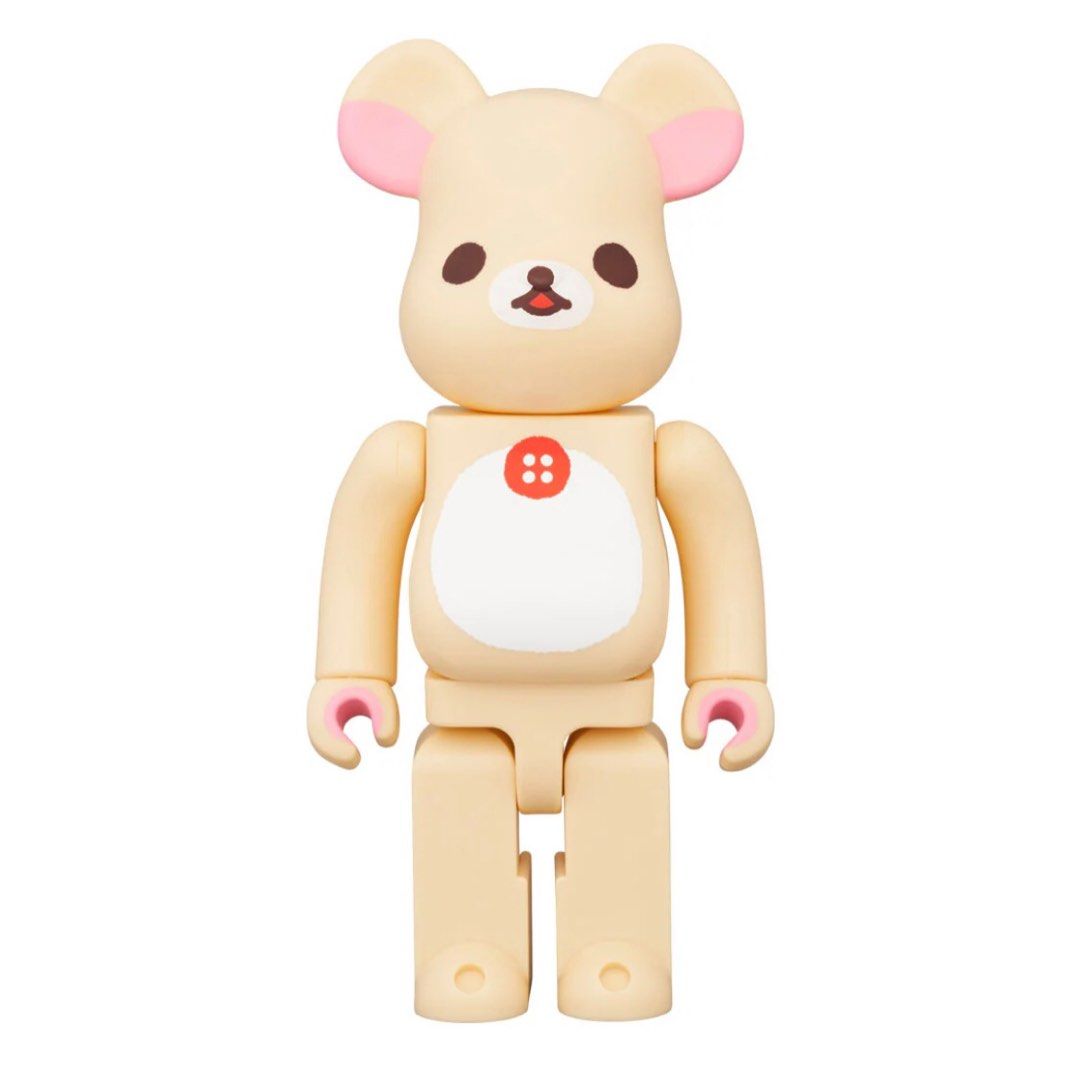 400％ BE@RBRICK コリラックマ （輕鬆小熊）Rilakkuma 牛奶熊