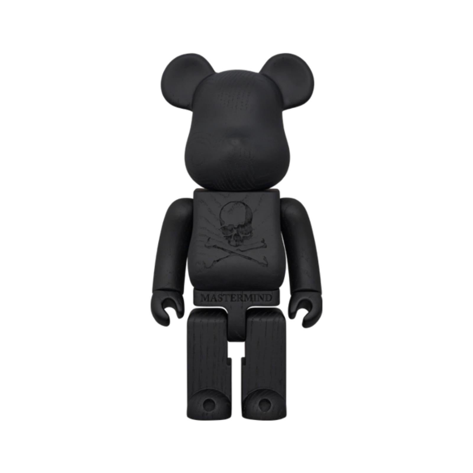 400％ BE@RBRICK カリモク mastermind JAPAN 墨黒