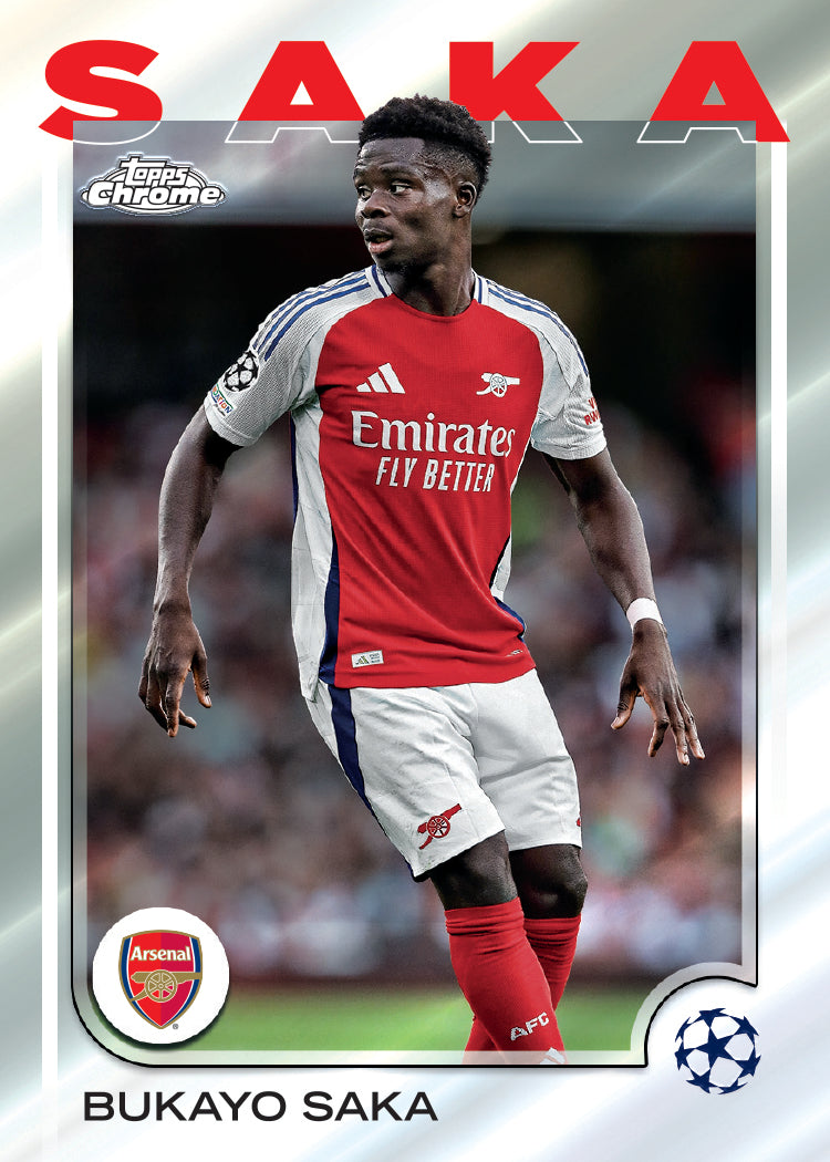 2024-25 Topps Chrome UEFA Club Competitions Value Box