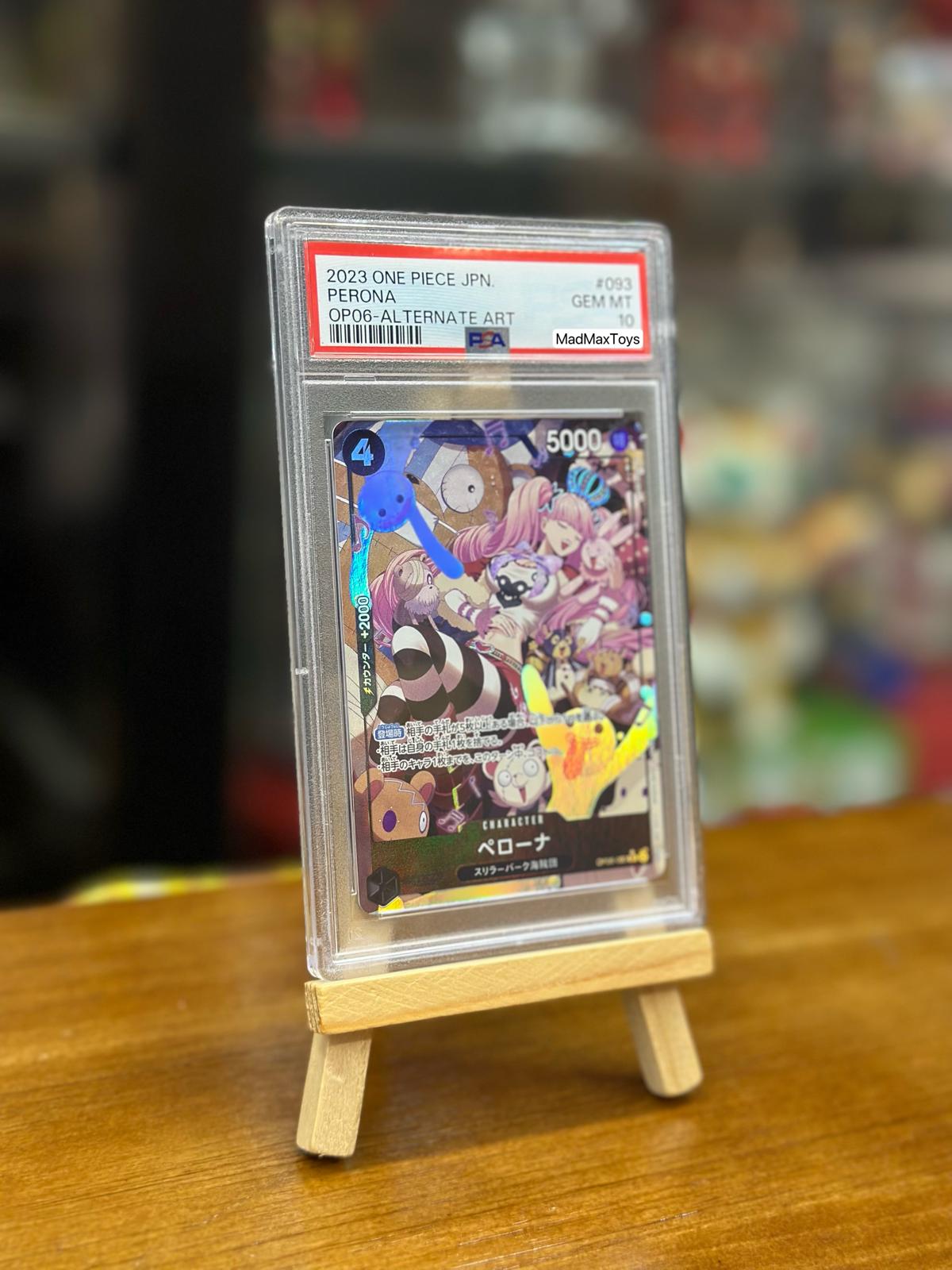 PSA 10 One Piece Card P-SR ペローナ(パラレル)(OP06-093)