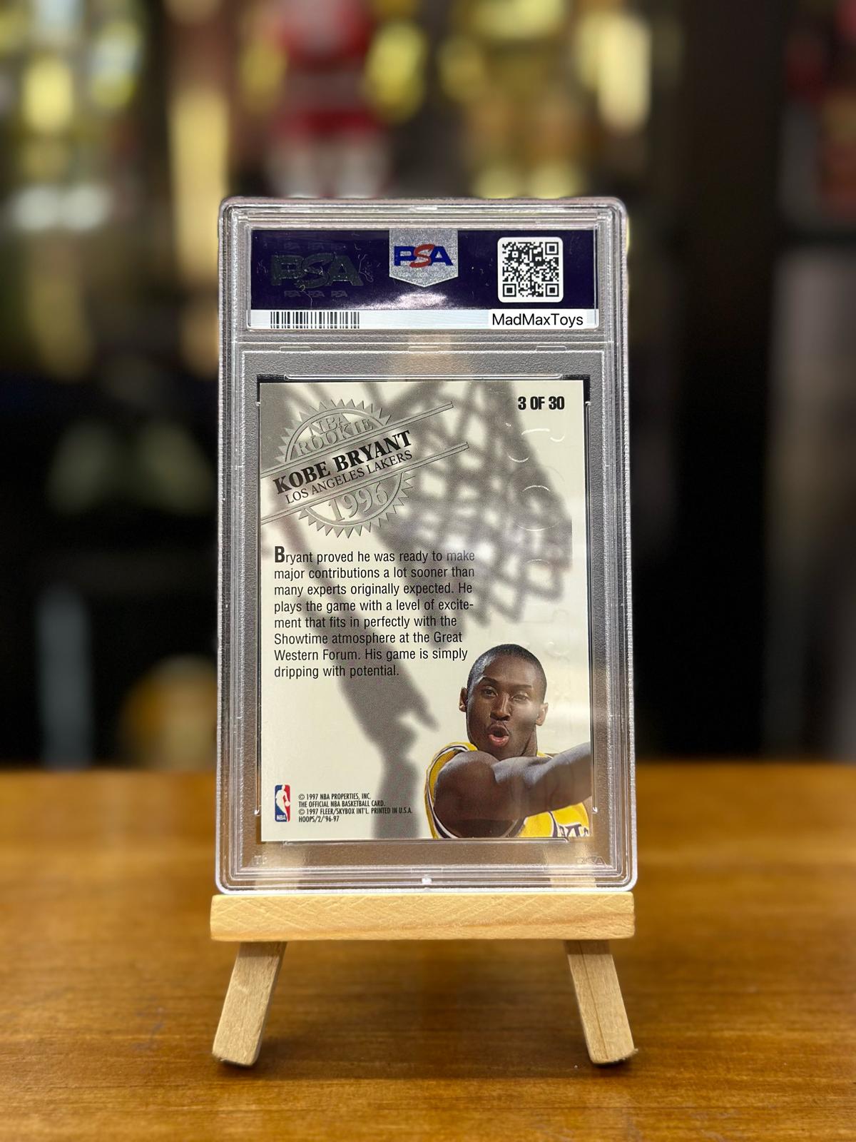 PSA 9 1996 Hoops Rookie #3 KOBE BRYANT