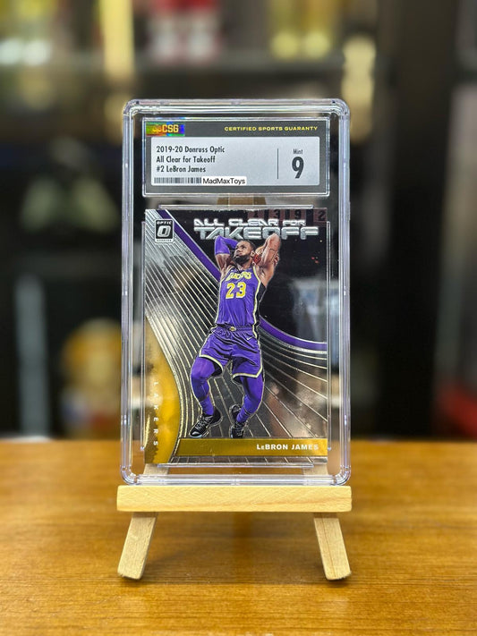 CSG 9 2019-20 Donruss Optic All Clear for Takeoff #2 LeBron James