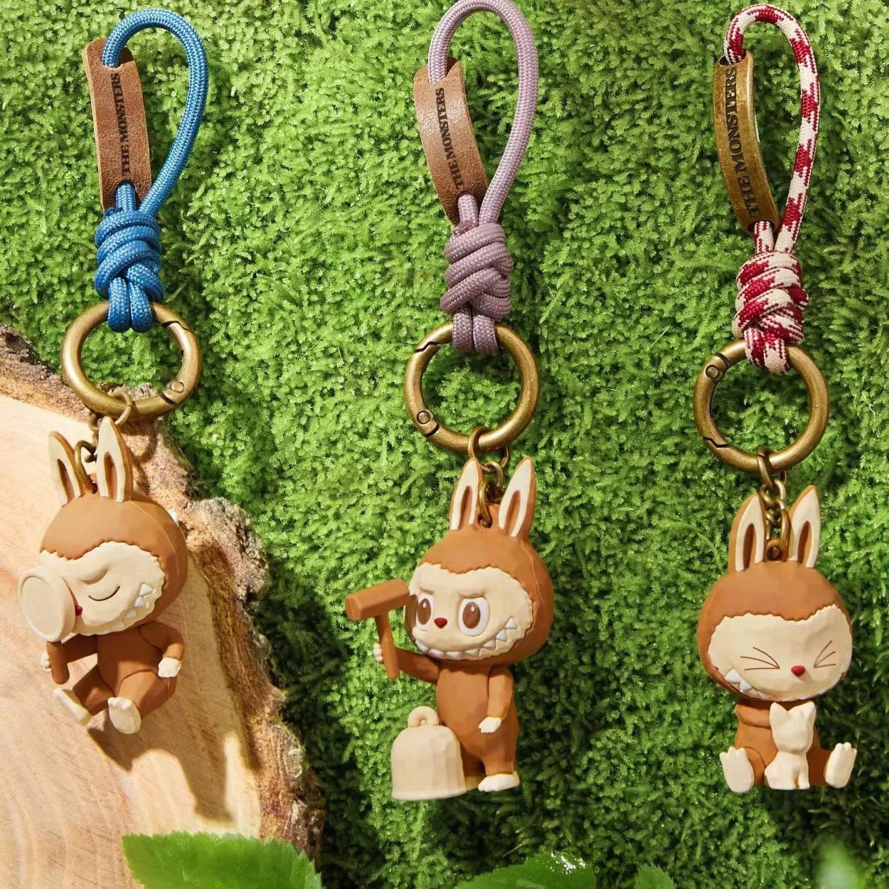 POPLAND Labubu木工坊系列-鑰匙扣掛件盲盒-Labubu Timber Workshop Series-Keychain Blind Box