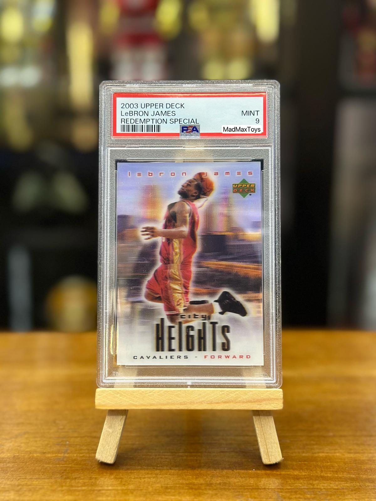 PSA 9 2003 UPPER DECK LeBRON James REDEMPTION Special