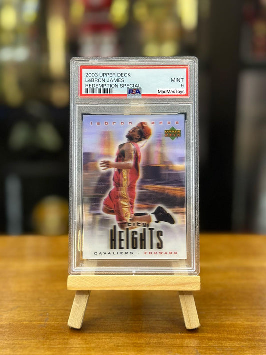 PSA 9 2003 UPPER DECK LeBRON James REDEMPTION Special