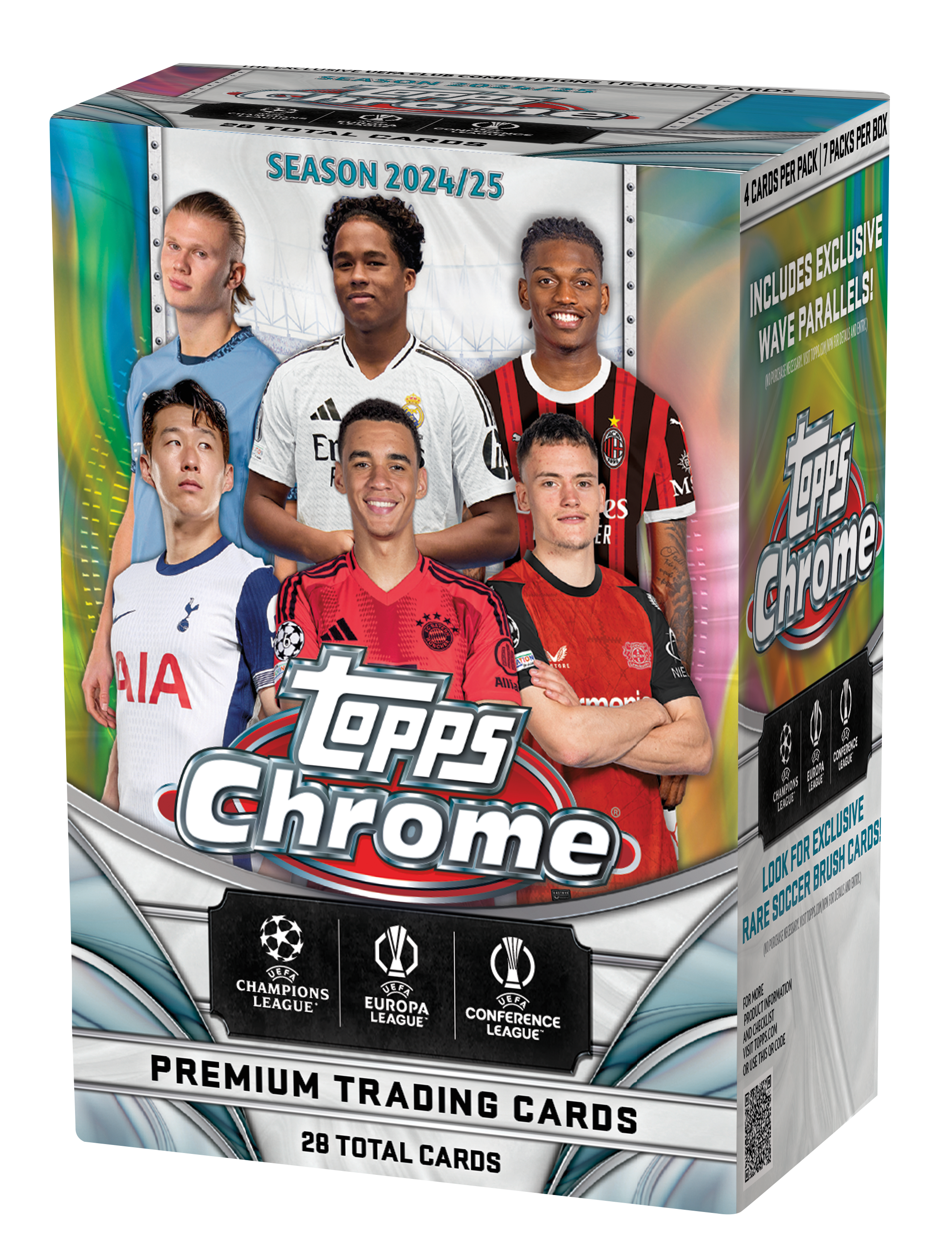 2024-25 Topps Chrome UEFA Club Competitions Value Box