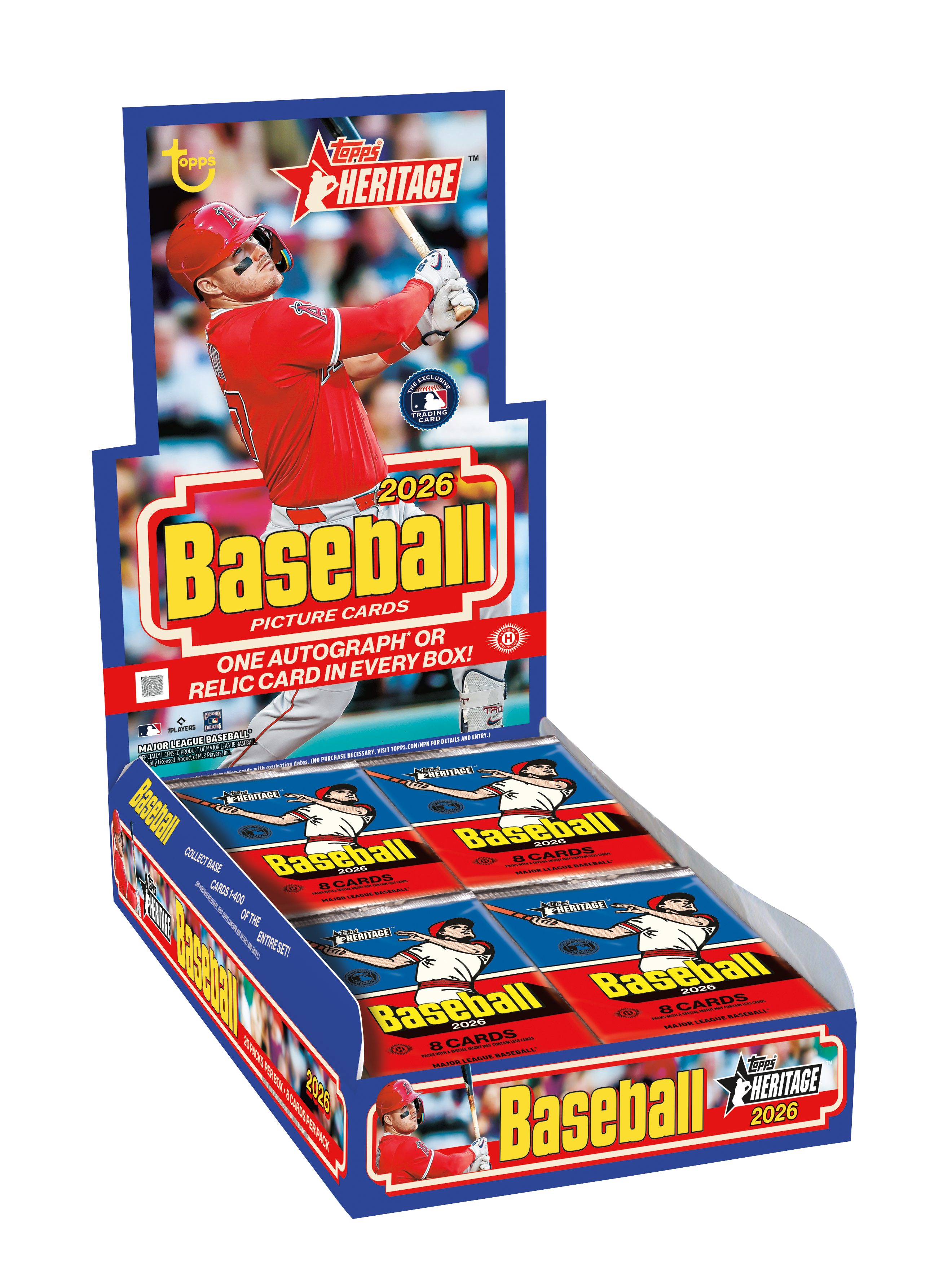 2026 Topps Heritage Baseball - Hobby Box
