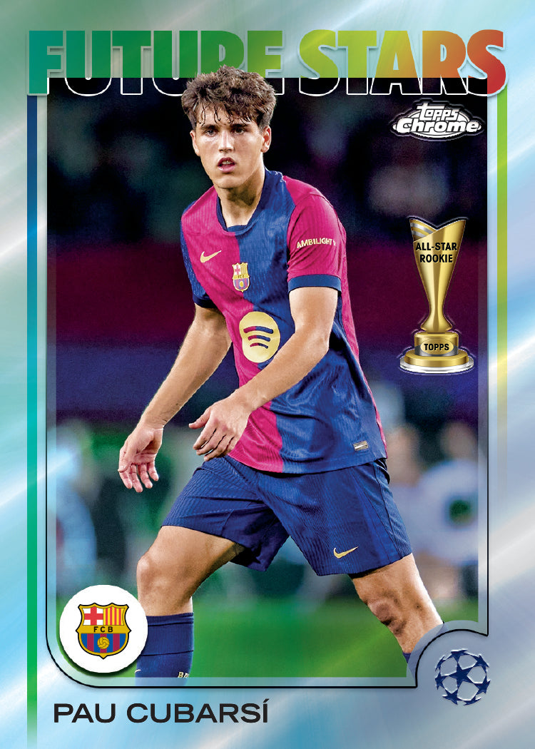 2024-25 Topps Chrome UEFA Club Competitions Hobby Box
