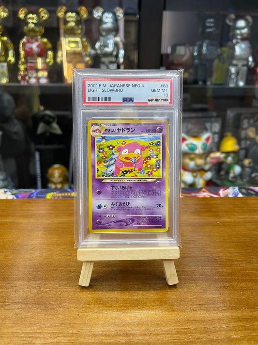 PTCG Pokemon PSA10 2001 P.M. JP Neo 4 Light Slowbro 花花呆呆獸