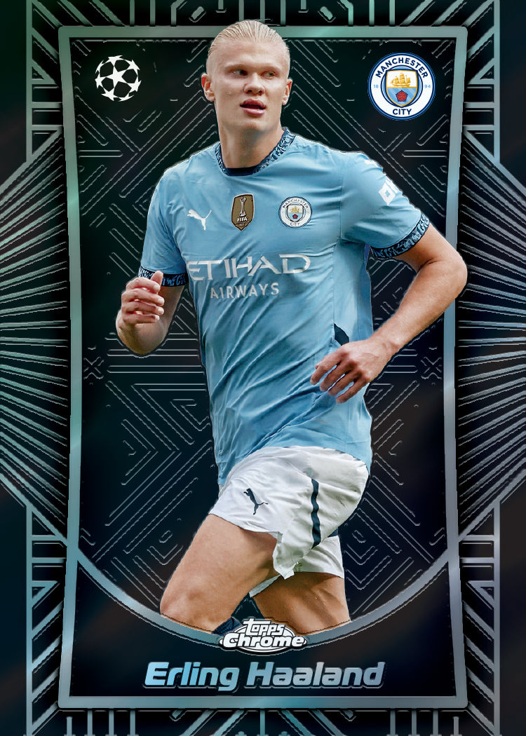 2024-25 Topps Chrome UEFA Club Competitions Hobby Box