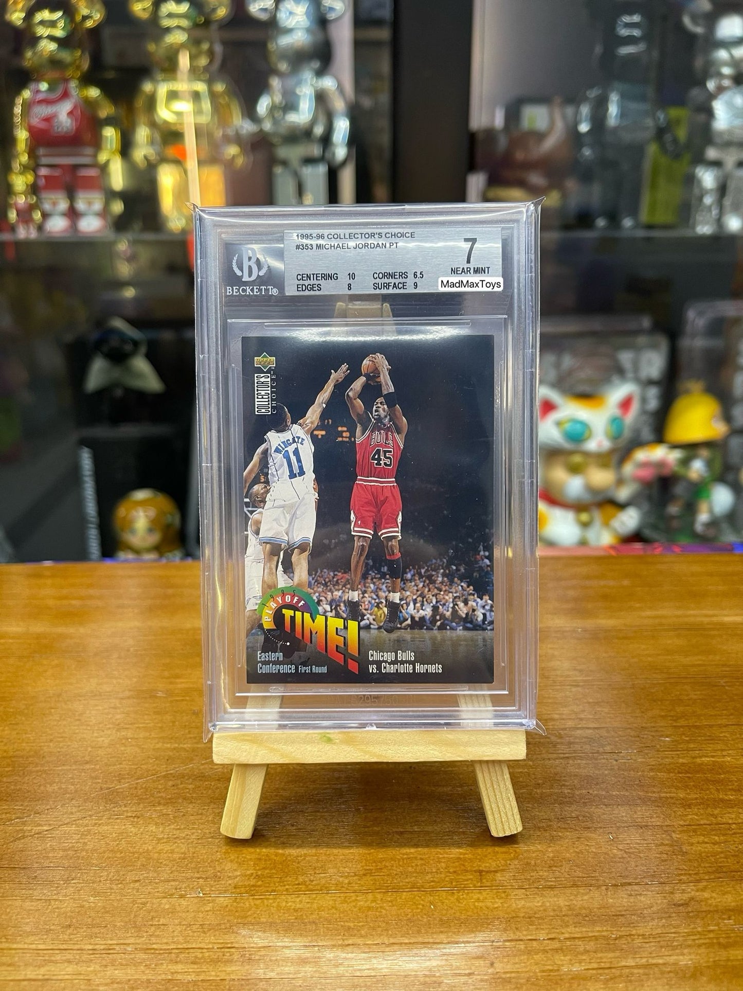 BGS 7 1995-96 COLLECTOR'S CHOICE #353 MICHAEL JORDAN PT