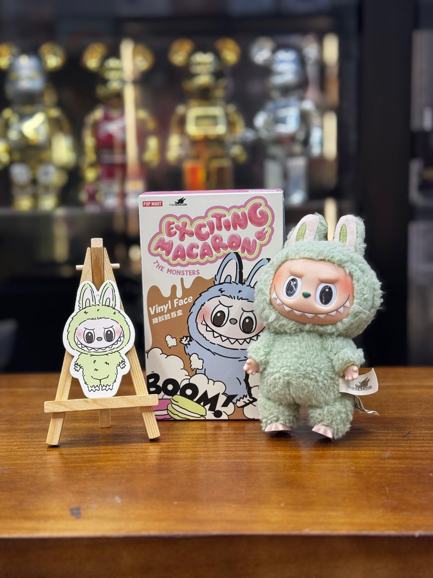 THE MONSTERS- Exciting Macaron Tasty Macarons Vinyl Face Blind Box(心動馬卡龍塘膠臉盲盒) Labubu Zimomo (確認款) Confirmed Figure