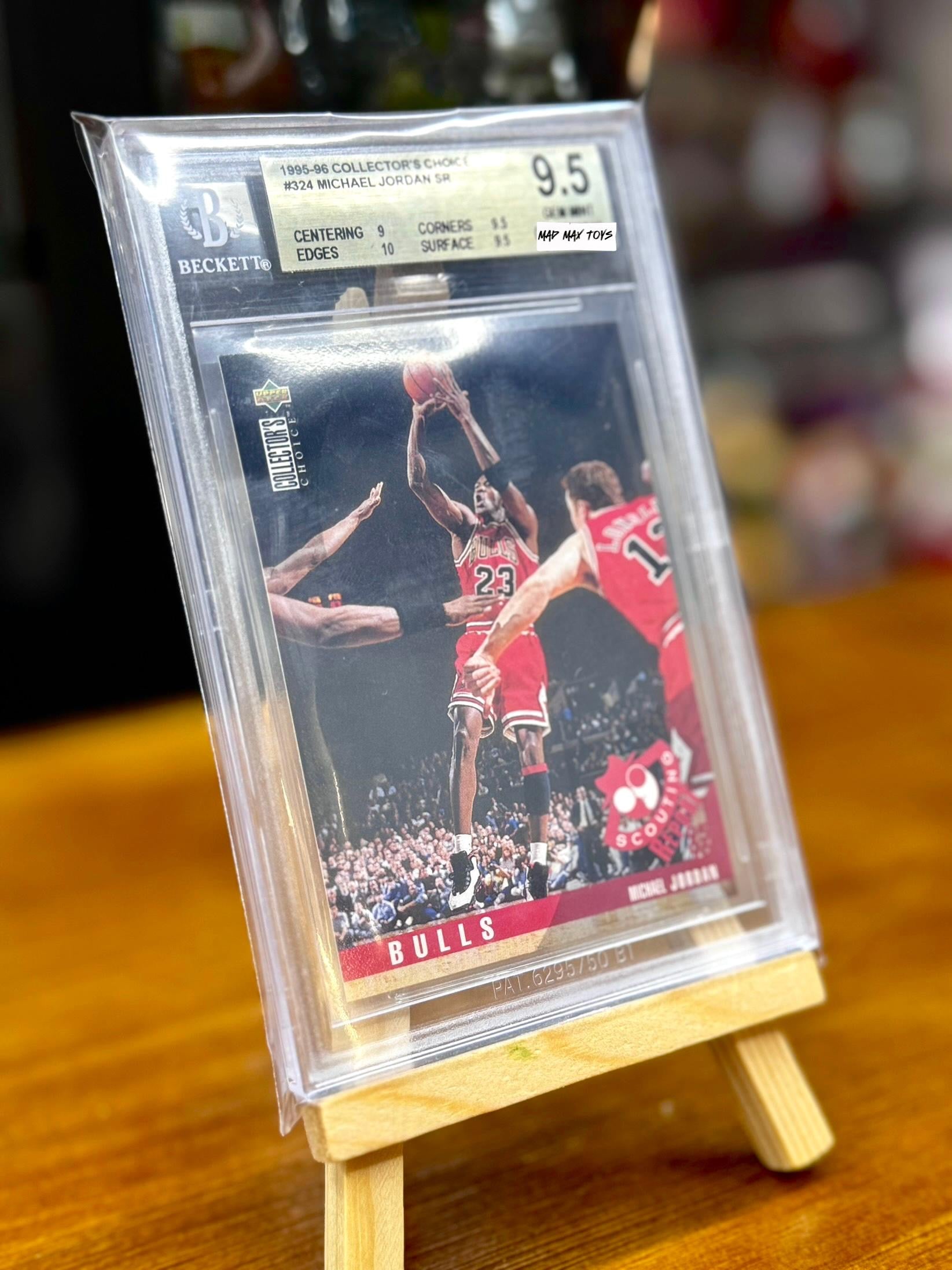 BGS 9.5 1995-96 Collector's Choice #324 Michael Jordan SR