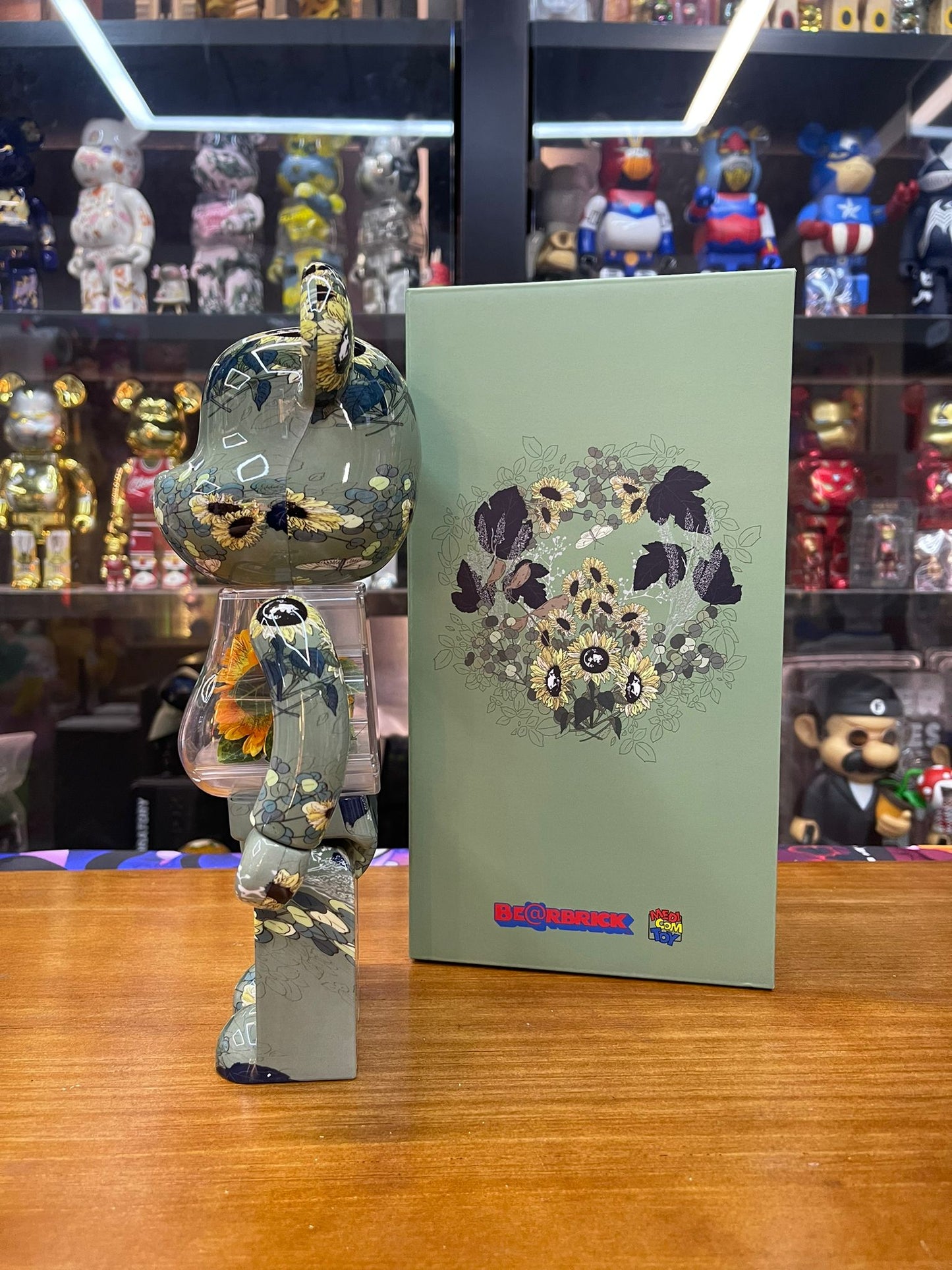 400％ BE@RBRICK FLOR@ SUNFLOWER