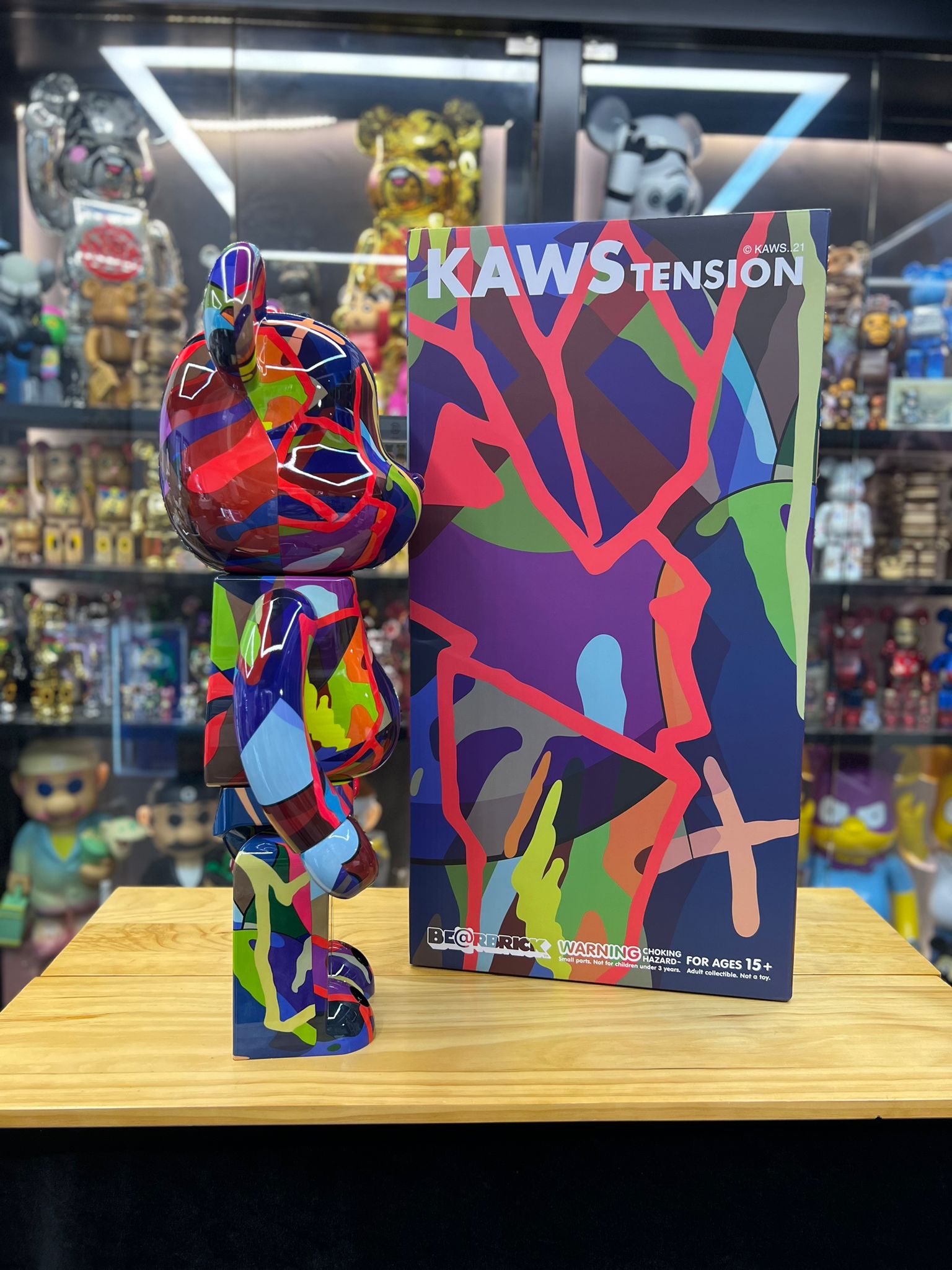 1000% Be@rbrick Kaws Tension