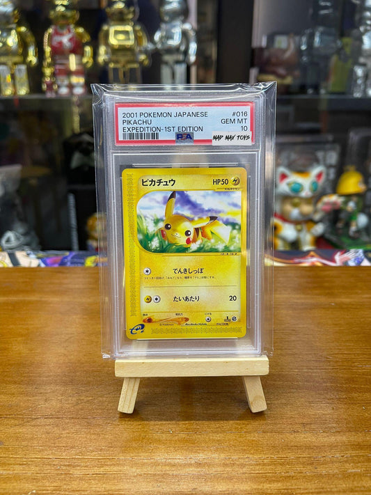 PTCG Pokemon PSA10 2001 Pokemon JP. Pikachau Expedition 1st Edition 初版比加超(016/128)